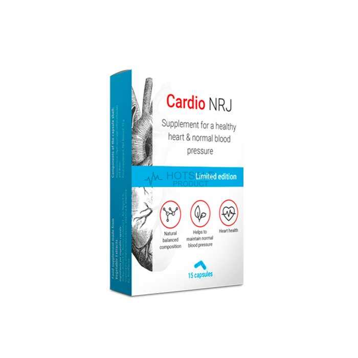 Cardio NRJ - kapsulės nuo hipertenzijos